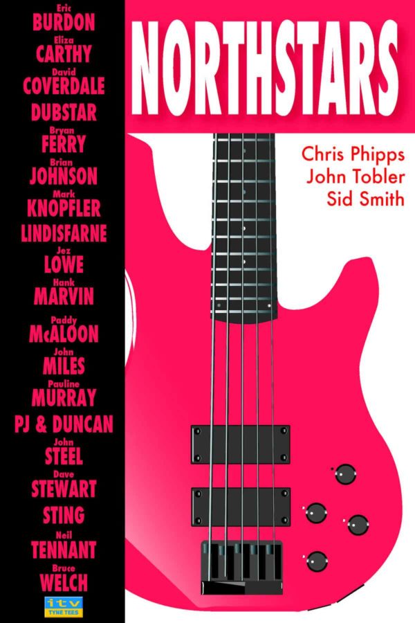 front cover of Northstars book celebrating pop musicians from north east England